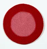 Ani O’Neill, From the Cottage Industry series, wool on steel ring