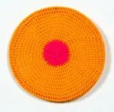 Ani O’Neill, From the Cottage Industry series, wool on steel ring