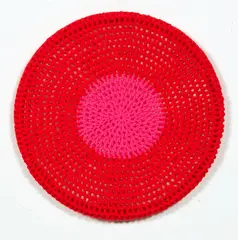 Ani O’Neill, From the Cottage Industry series, wool on steel ring