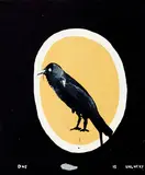 Richard Lewer, One is Unlucky, enamel on canvas