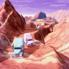 Patricia Piccinini, Desert Riders Mountain, digital Lambda photograph, 4/30