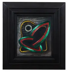 Dick Frizzell, Tiki, oil on canvas