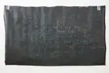et al., Untitled - …, oil pastel, acrylic and electrical tape on blind