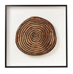 Thumbprint by Peter Robinson, oilstick, cardboard and tape, sold May 2018