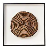 Peter Robinson, Thumbprint, oilstick, cardboard and tape
