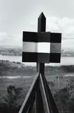 Trig by Peter Peryer, gelatin silver print, 1993, sold May 2018