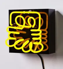 Brook Andrew, Black, 2010, 2010, neon mounted on an acrylic base, edition 26/50