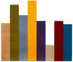 Worldwide Index of Consumer Confidence (Asia) by Sara Hughes, carpet samples, 2010, sold May 2018