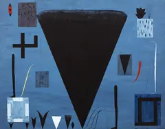Vision of a Black Valley by Chris Heaphy, acrylic on canvas, sold May 2018