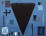 Chris Heaphy, Vision of a Black Valley, acrylic on canvas