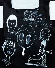 Mark Braunias, Cool, enamel on board