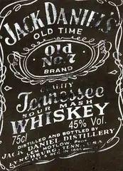 Untitled No.7 by Michael Stevenson, found Jack Daniels tee shirt mounted to board, 2/3, offered May 2018