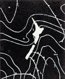 Richard Lewer, Weather Map 40: 16 September, enamel on jute