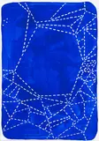 To Live a Life is not to Cross a Field #1 by John Reynolds, acrylic and paint marker on canvas, sold May 2018