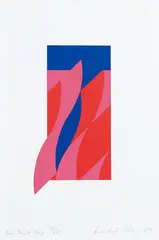 One Small Step by Bridget Riley, screenprint, 99/300, sold May 2018