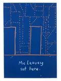 McLeavey Sat Here, number 41 by John Reynolds, acrylic and oilstick on canvas, sold May 2018