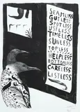 Bill Hammond, Untitled, lithograph, 34/100