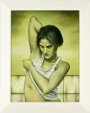 Heather Straka, Repeat After Me... Amanda No. 6, oil on linen mounted to board