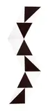 Julia Morison, Rhombus B6, acrylic on canvas, three parts