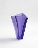 Ann Robinson, Curved Vase, cast glass