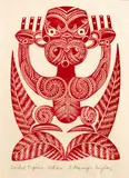 Ernest Mervyn Taylor, Lintel Figure, wood engraving, edition of 60