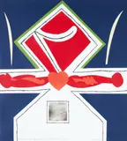 Pat Hanly, Youth in Anger – 7 Ages of Man, screenprint and collage, 4/10