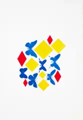 Untitled by Richard Killeen, acrylic on paper, sold Mar 2018