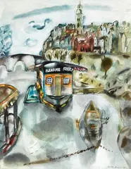 Frances Hodgkins, Pleasure Boats, watercolour and gouache, 1933