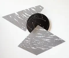 Neil Dawson, Year of the Comet, acrylic on metal, 1985
