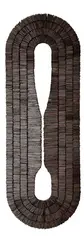 Louise Purvis, Vertical Oval, slate