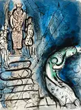 Assuerus Chasse Vashti: Dessins pour la Bible No. 257 by Marc Chagall, lithograph, sold Mar 2018