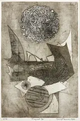 Barry Cleavin, Fragment IV, aquatint, 4/30