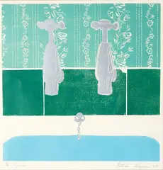 Gillian Travers, Tepid, silkscreen print, 3/4