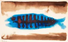 John Pine Snadden, Fish, watercolour