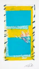 Malcolm Benham, Reef Dive, Indonesia, acrylic on paper