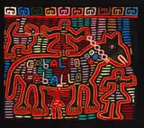 Mexican Art, Mola: Horse, Embroidery