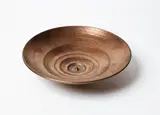 John Parker, Small Gold Lustre Dish, glazed earthenware