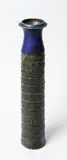 Blue Cylindrical Pot by Graeme Storm, stoneware, sold Mar 2018