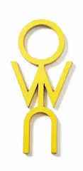 Philip Kelly, Man (Yellow), metal, 38/130