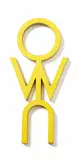 Philip Kelly, Man (Yellow), metal, 38/130