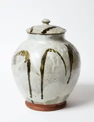Doreen Blumhardt, Lidded Vase, glazed stoneware