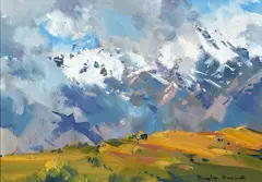 Douglas Badcock, Clouds Lifting, Speardale, oil on canvas