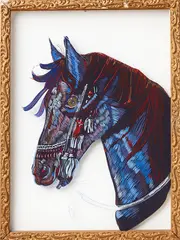 Samantha Mitchell, Boyz don’t Cry, acrylic on Perspex