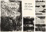 Colin McCahon, Van Gogh Poems by John Caselberg, five lithographs, comprising of a frontispiece and four pages of verse