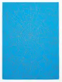 John Reynolds, This Is Not History (Blue), lithograph, 5/20