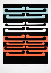 Gordon Walters, Painting No. 7, colour screenprint, 6/100 (2016)