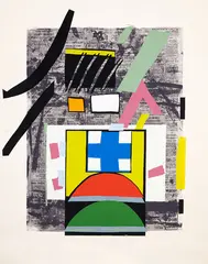 Gordon Crook, Untitled, screenprint, 9/10