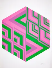 E L Francis, Untitled, serigraph