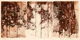 Fred Williams, Landscape Triptych, colour aquatint, engraving and drypoint, 4/35
