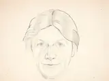 Rita Angus, Portrait, graphite on paper